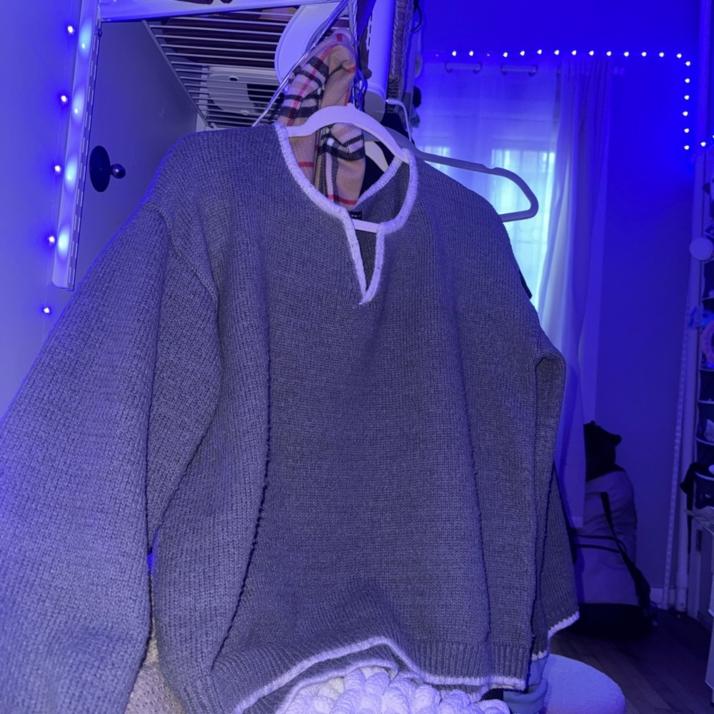 shein Gray Sweater